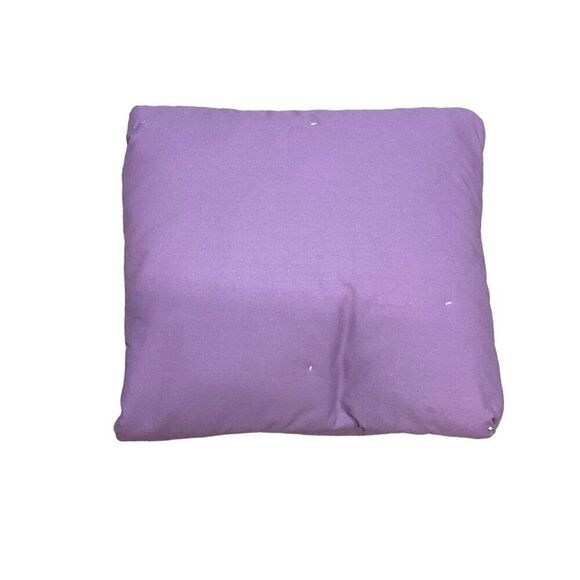 Handmade Patchwork Pillow quilt Quillow Sunbonnet Sue Lavender Purple Cozy NEW - Picture 3 of 8